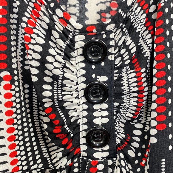 Worthington Career Long Sleeve Top Multicolor XL - Picture 2 of 7